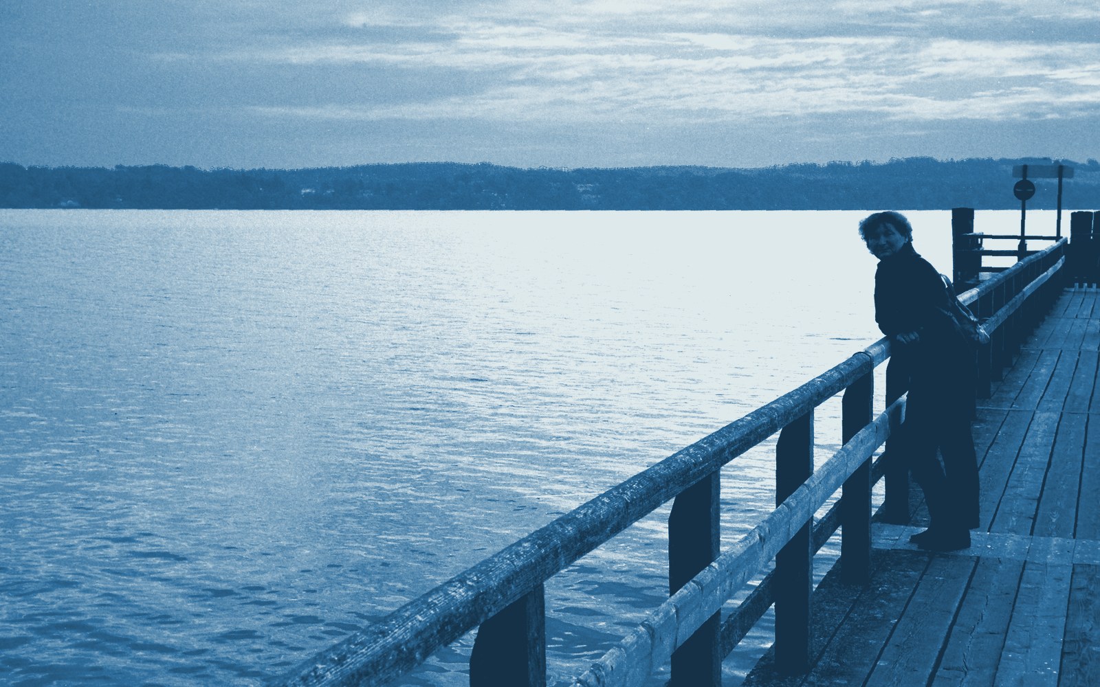 Ammersee — Fotomotiv im See-Blau-Look