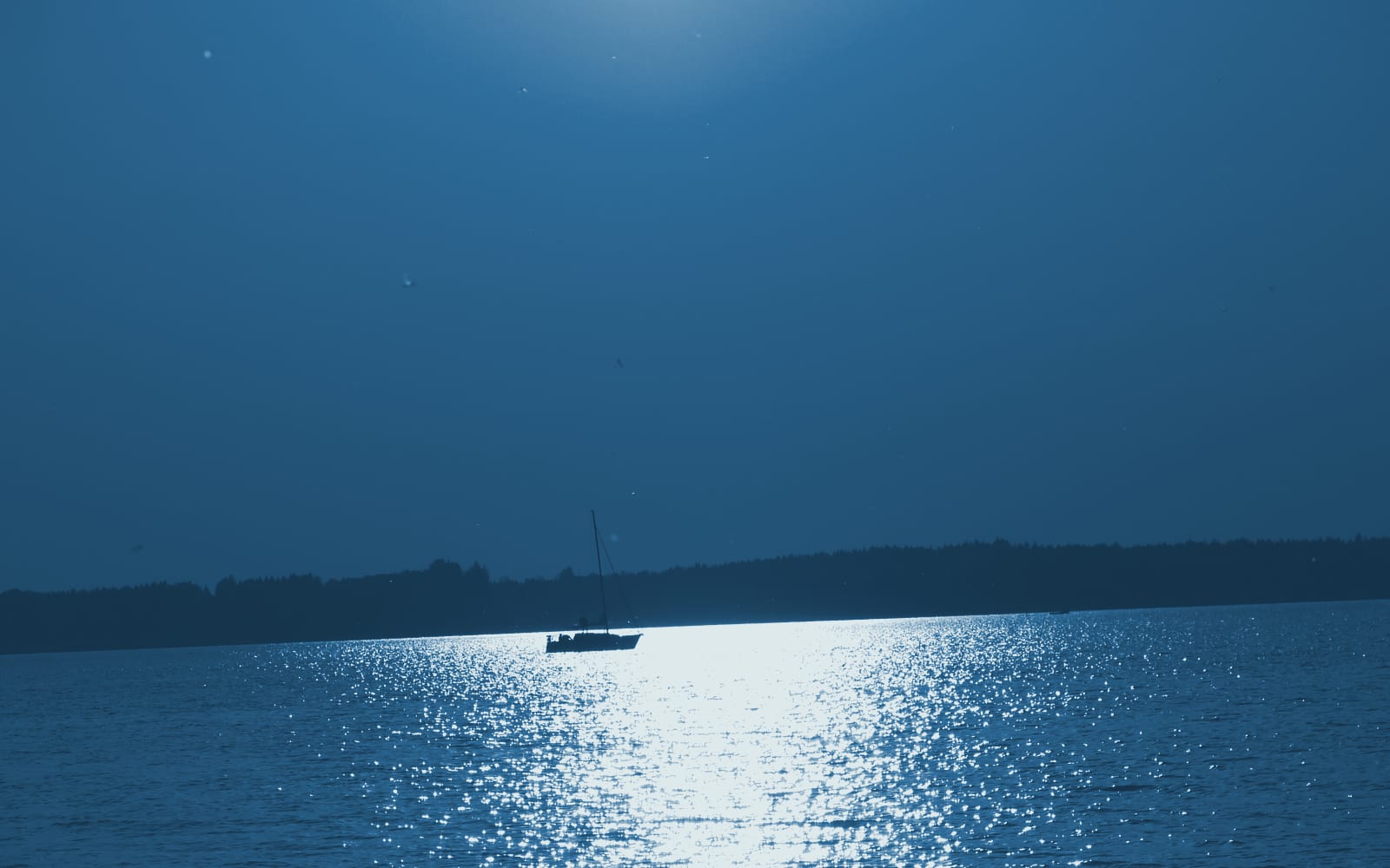 Chiemsee — Fotomotiv im See-Blau-Look