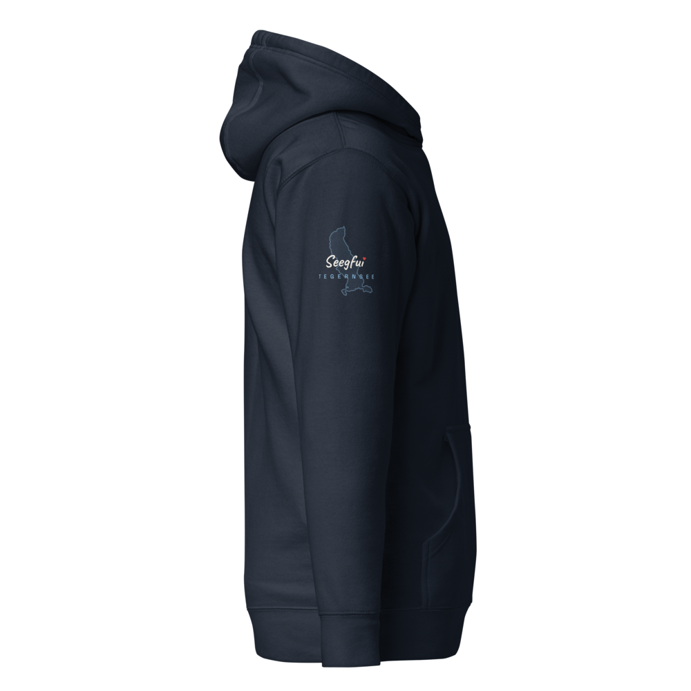I ♥ Tegernsee – Unisex Hoodie – Bild 2