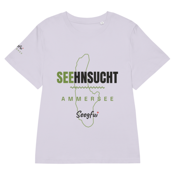 Seehnsucht – Ammersee – Damen (tailliert) Organic T-Shirt