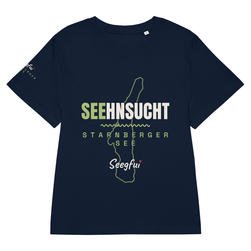 Seehnsucht – Starnberger See – Damen (tailliert) Organic T-Shirt