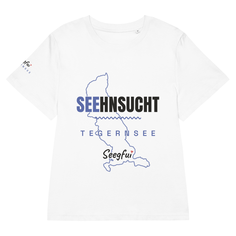 Seehnsucht – Tegernsee – Damen (tailliert) Organic T-Shirt