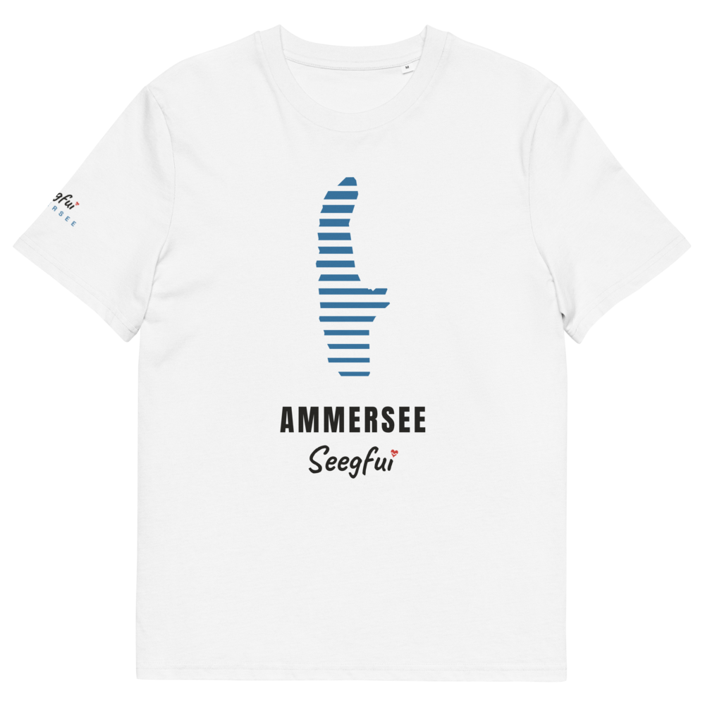 Sonne im Streifen Ammersee – Unisex Organic T-Shirt – Seegfui