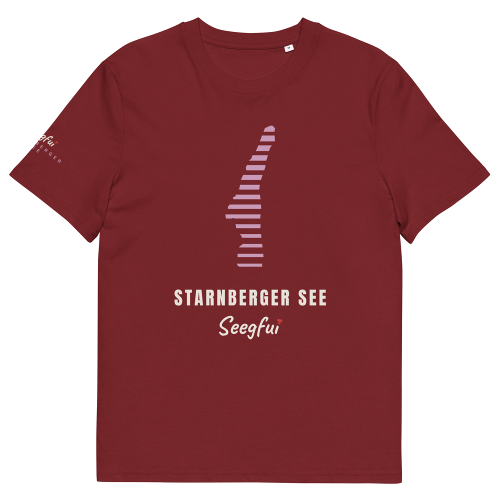Sonne im Streifen Starnberger See – Unisex Organic T-Shirt