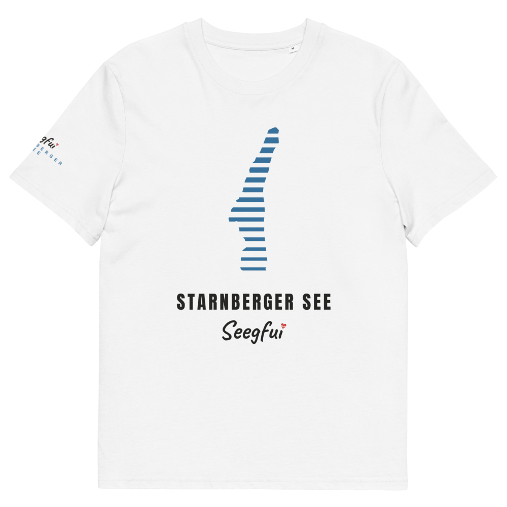 Sonne im Streifen Starnberger See – Unisex Organic T-Shirt – Seegfui