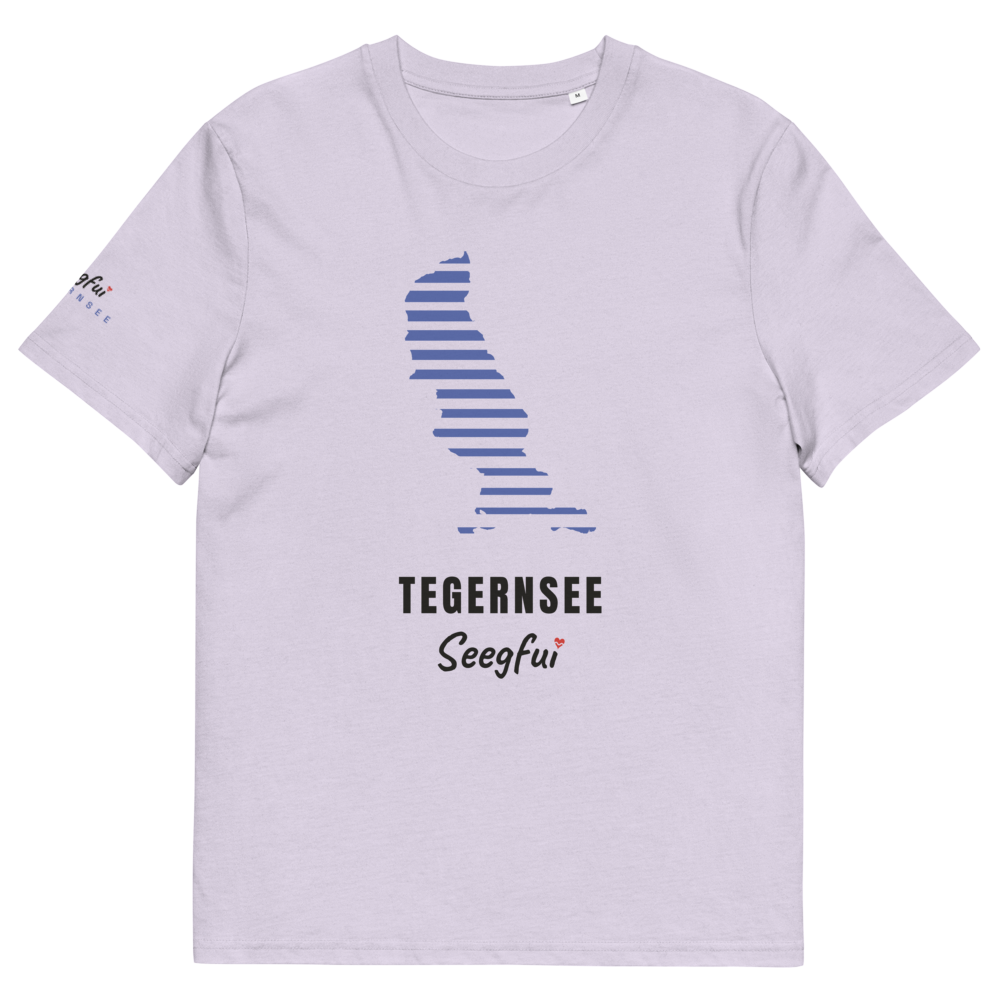 Sonne im Streifen Tegernsee – Unisex Organic T-Shirt