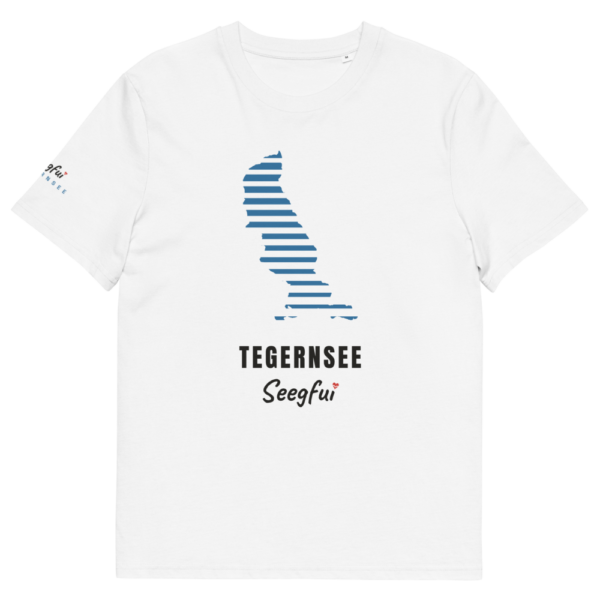 Sonne im Streifen Tegernsee – Unisex Organic T-Shirt