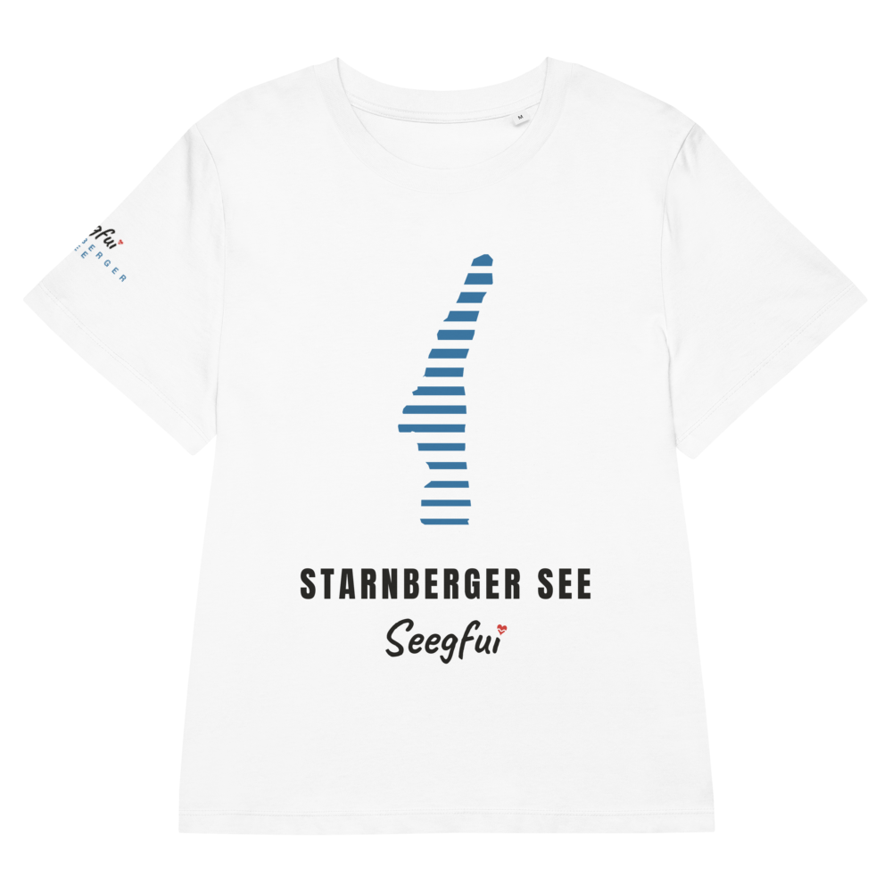 Sonne im Streifen – Starnberger See – Damen (tailliert) Organic T-Shirt – Seegfui
