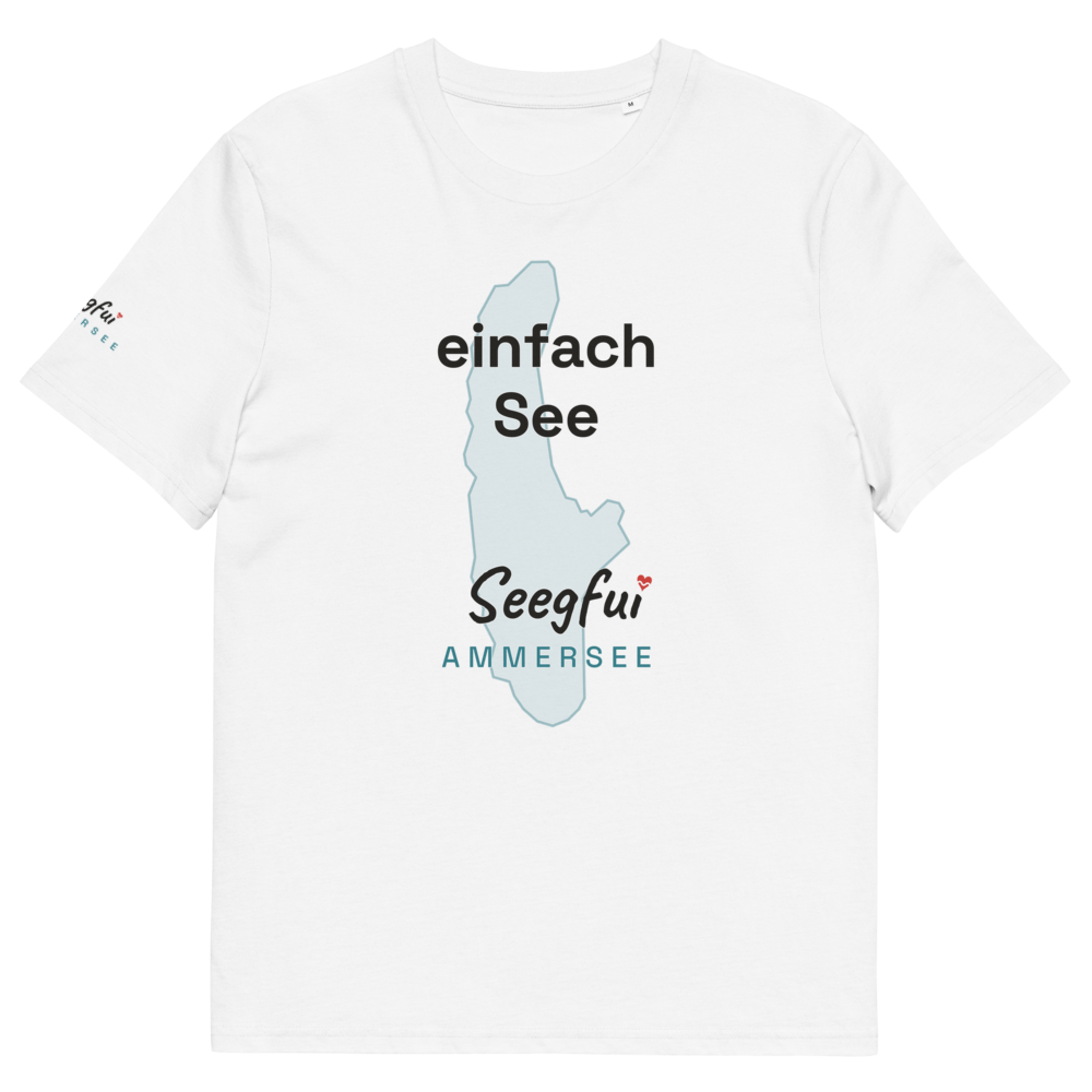Einfach See – Ammersee – Unisex Organic T-Shirt
