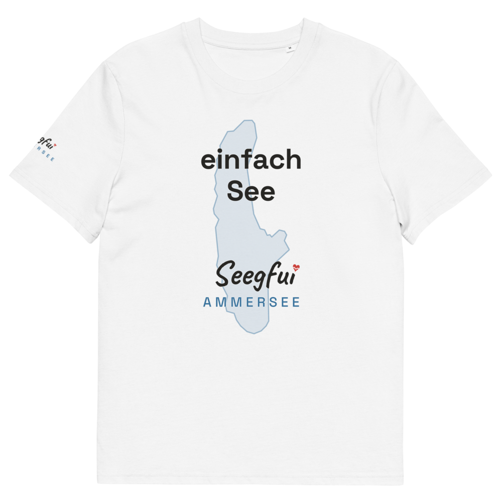 Einfach See – Ammersee – Unisex Organic T-Shirt – Seegfui