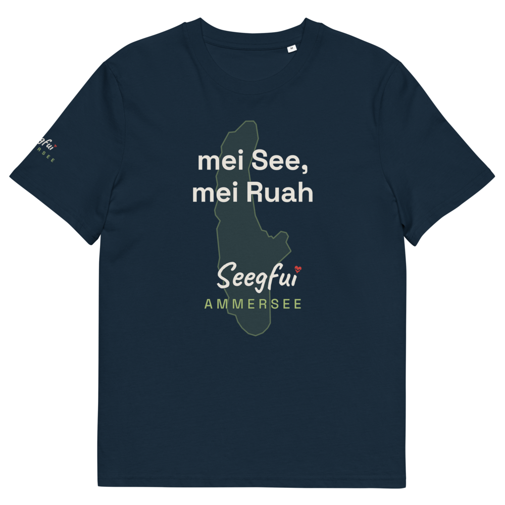 Mei See, mei Ruah – Ammersee – Unisex Organic T-Shirt