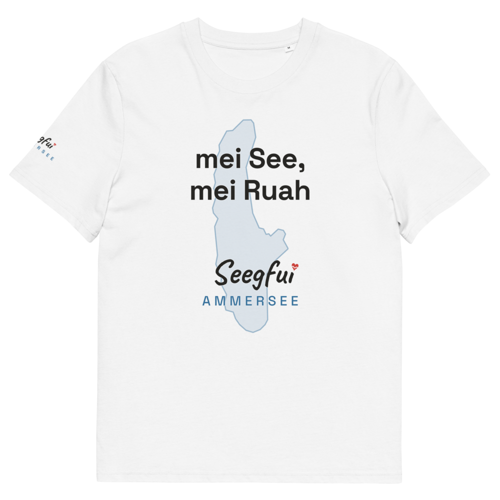 Mei See, mei Ruah – Ammersee – Unisex Organic T-Shirt – Seegfui