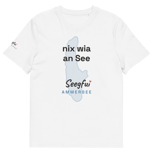 Nix wia an See – Ammersee – Unisex Organic T-Shirt