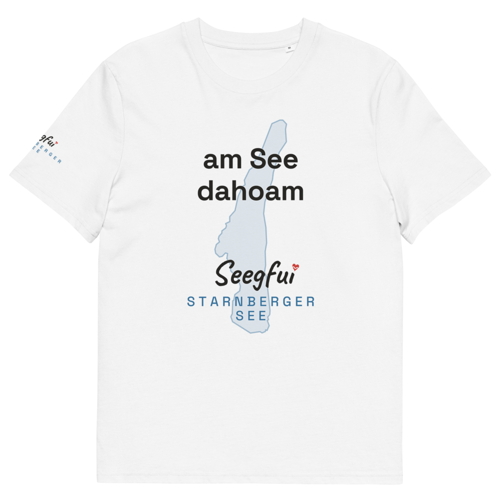 Am See dahoam – Starnberger See – Unisex Organic T-Shirt – Seegfui