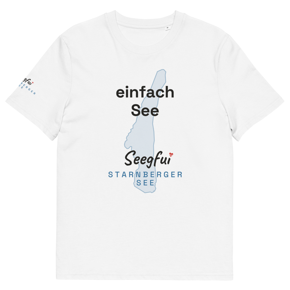 Einfach See – Starnberger See – Unisex Organic T-Shirt – Seegfui