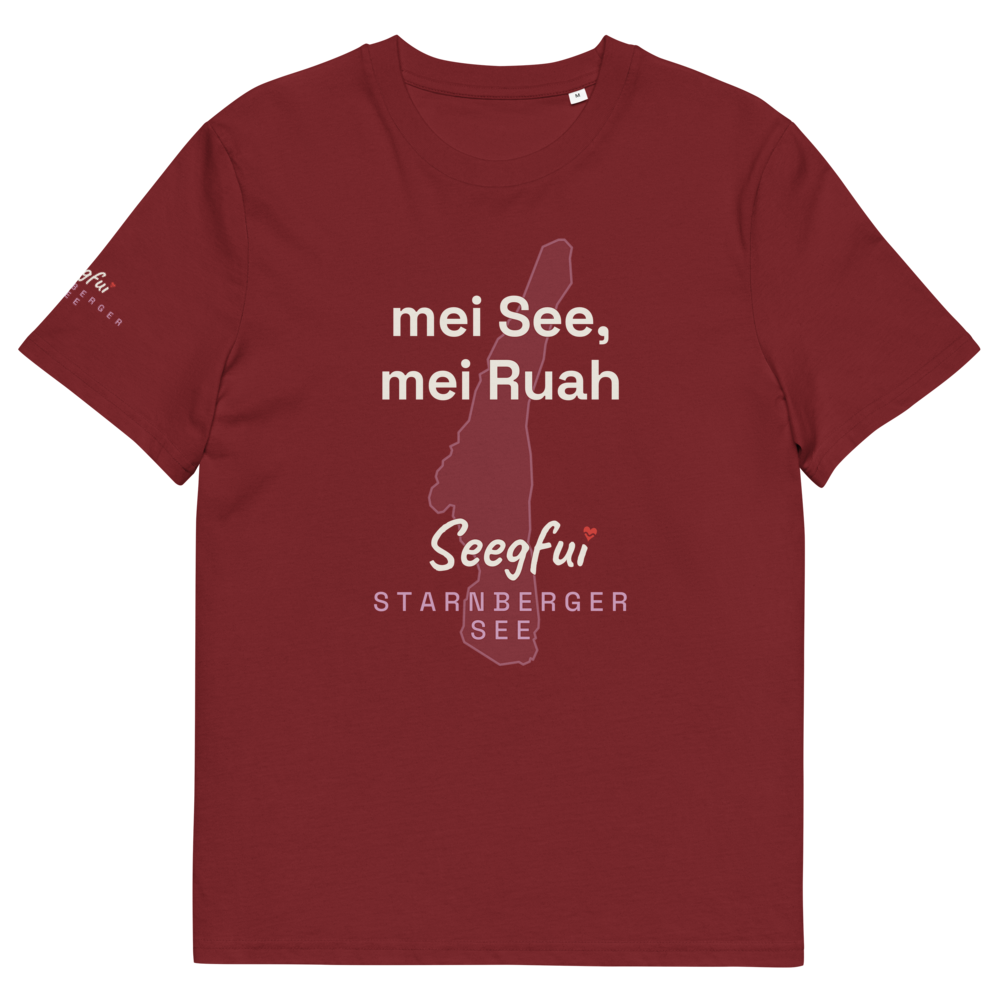 Mei See, mei Ruah – Starnberger See – Unisex Organic T-Shirt