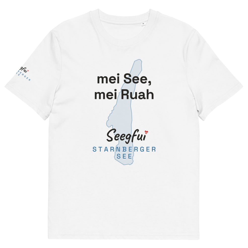 Mei See, mei Ruah – Starnberger See – Unisex Organic T-Shirt – Seegfui