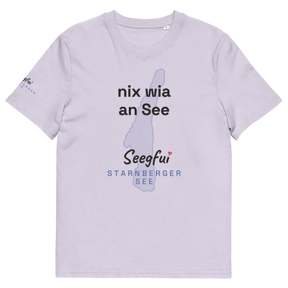 Nix wia an See – Starnberger See – Unisex Organic T-Shirt