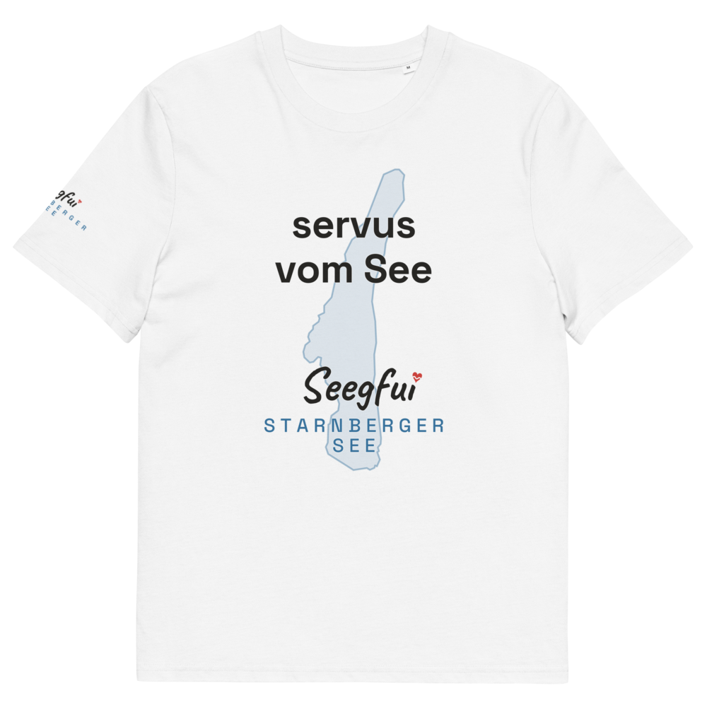 Servus vom See – Starnberger See – Unisex Organic T-Shirt – Seegfui