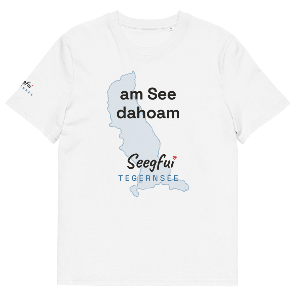 Am See dahoam – Tegernsee – Unisex Organic T-Shirt – Seegfui