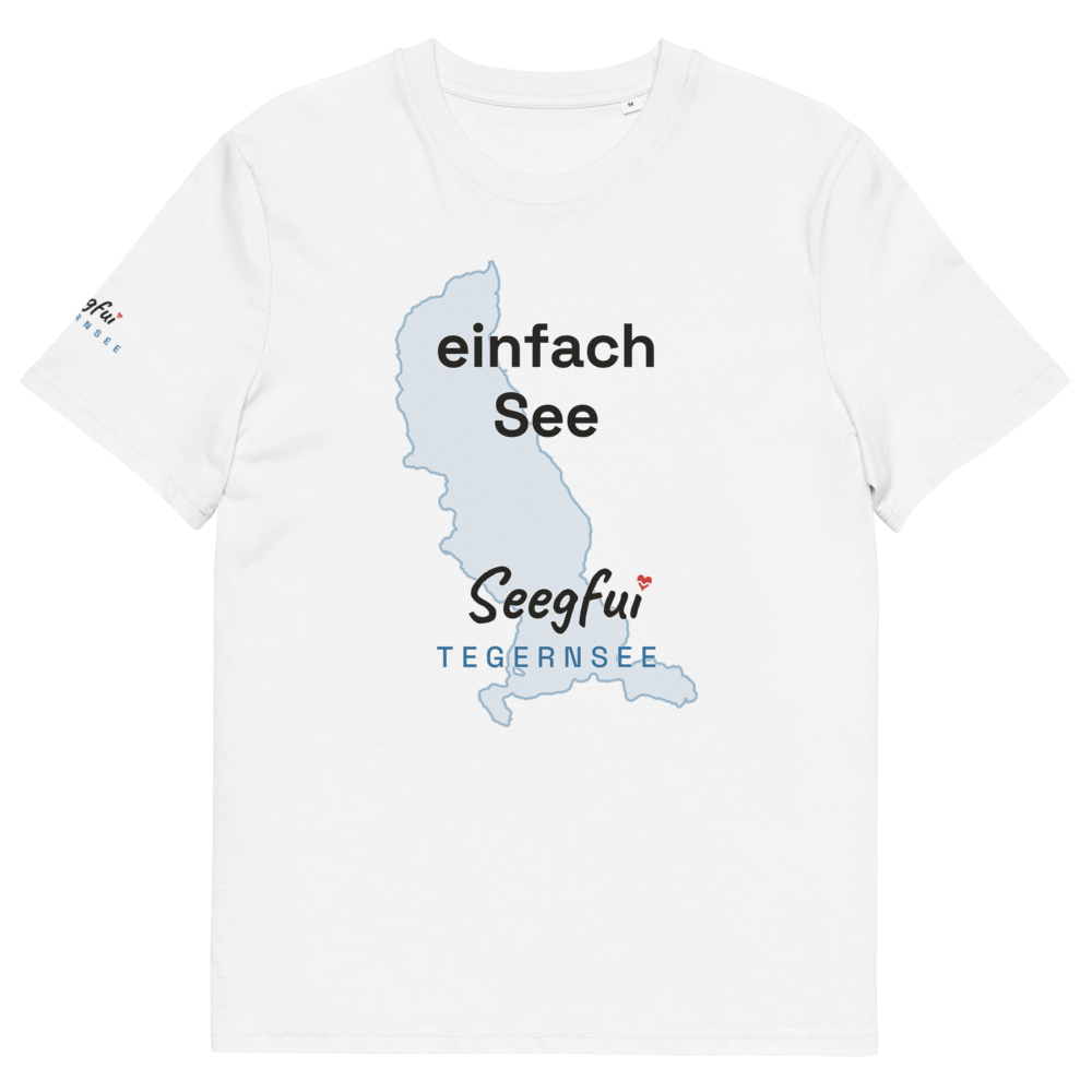 Einfach See – Tegernsee – Unisex Organic T-Shirt – Seegfui