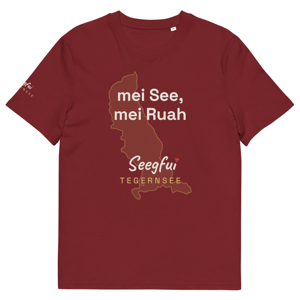 Mei See, mei Ruah – Tegernsee – Unisex Organic T-Shirt