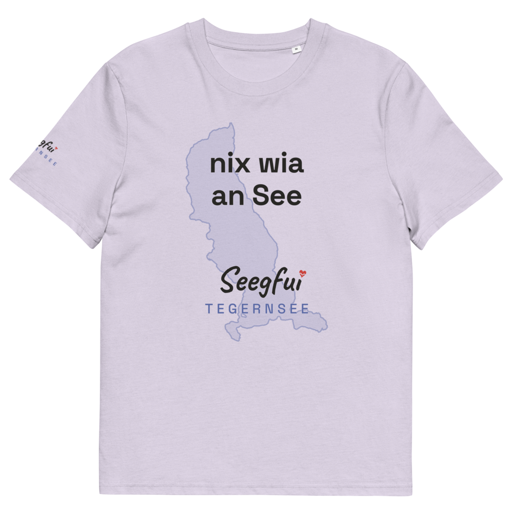 Nix wia an See – Tegernsee – Unisex Organic T-Shirt
