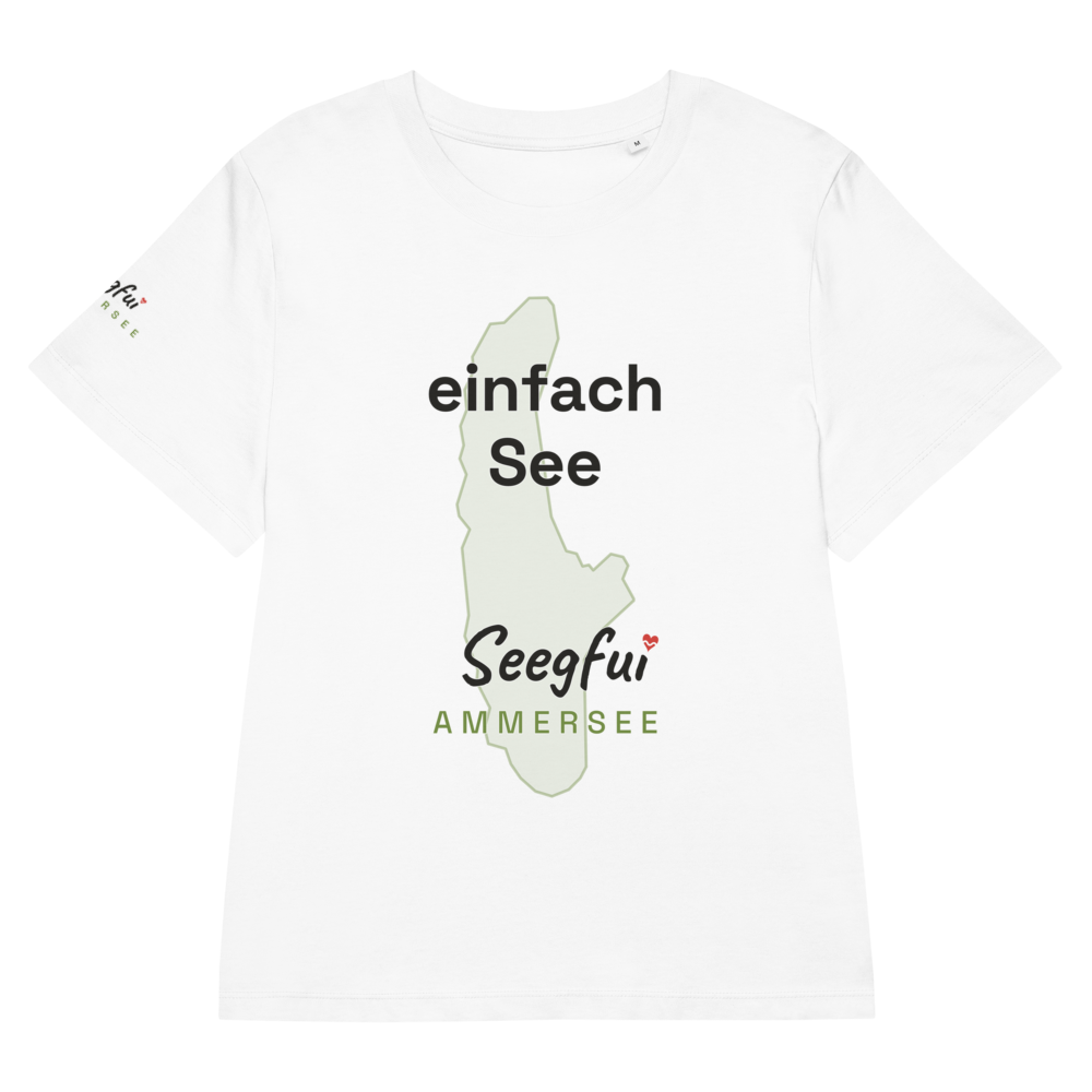 „Einfach See“ – Ammersee – Damen (tailliert) Organic T-Shirt