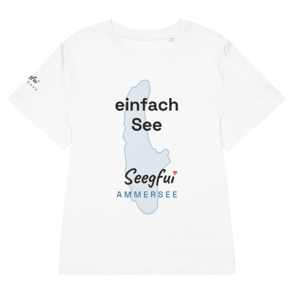 „Einfach See“ – Ammersee – Damen (tailliert) Organic T-Shirt