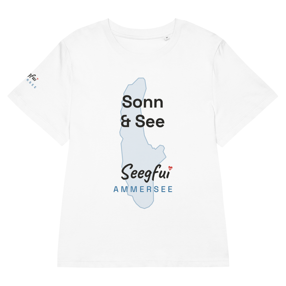 „Sonn und See“ – Ammersee – Damen (tailliert) Organic T-Shirt – Seegfui