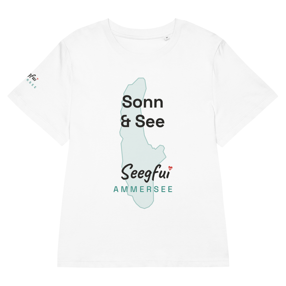 „Sonn und See“ – Ammersee – Damen (tailliert) Organic T-Shirt