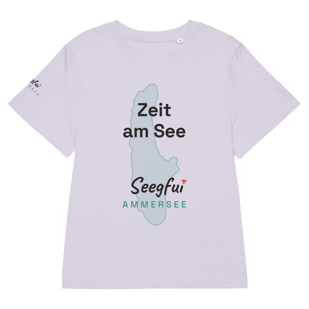 „Zeit am See“ – Ammersee – Damen (tailliert) Organic T-Shirt
