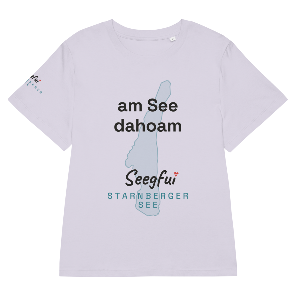 „Am See dahoam“ – Starnberger See – Damen (tailliert) Organic T-Shirt
