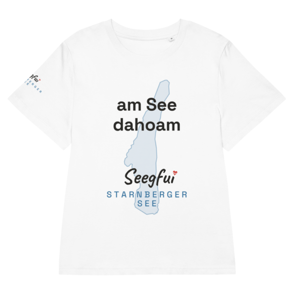 „Am See dahoam“ – Starnberger See – Damen (tailliert) Organic T-Shirt