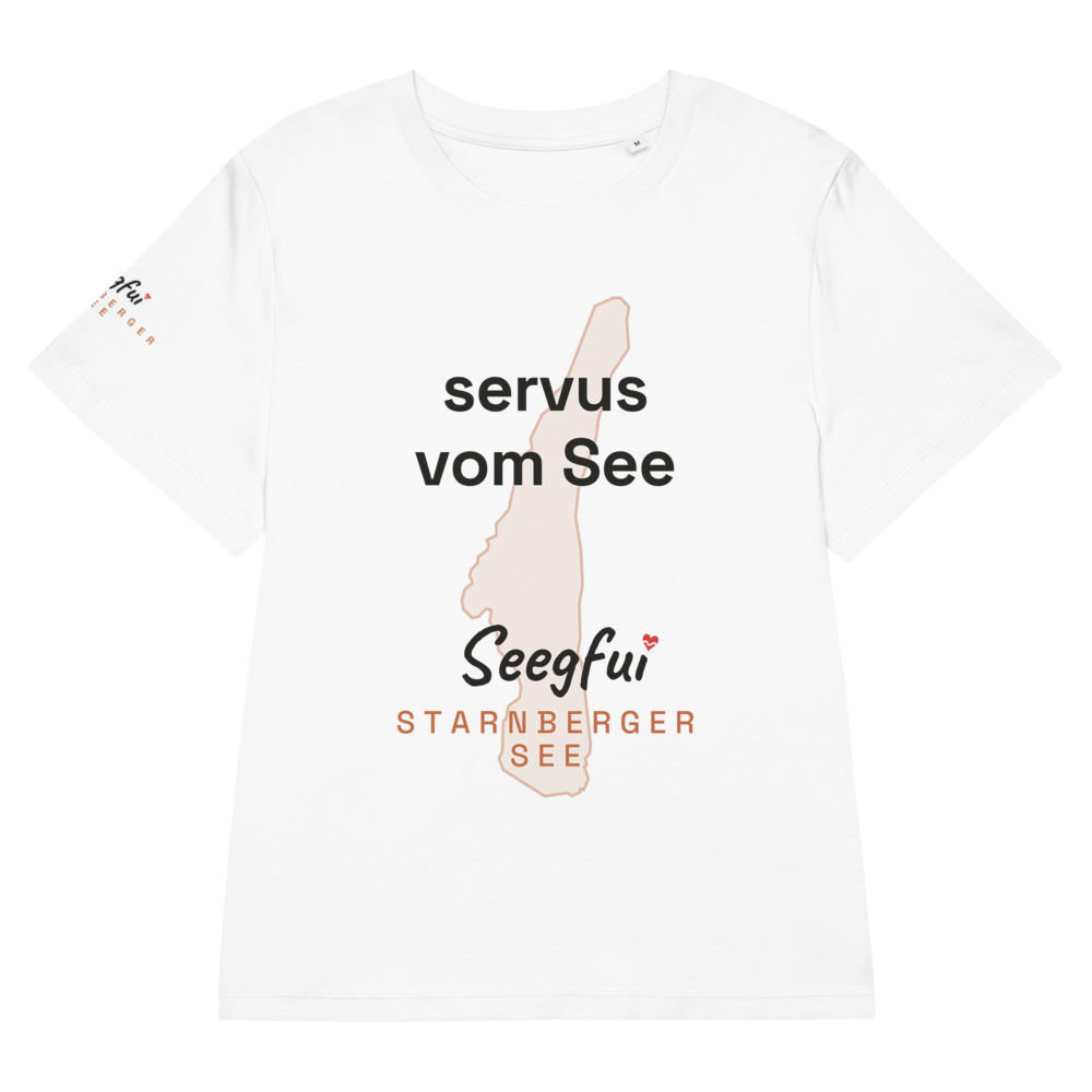 „Servus vom See“ – Starnberger See – Damen (tailliert) Organic T-Shirt
