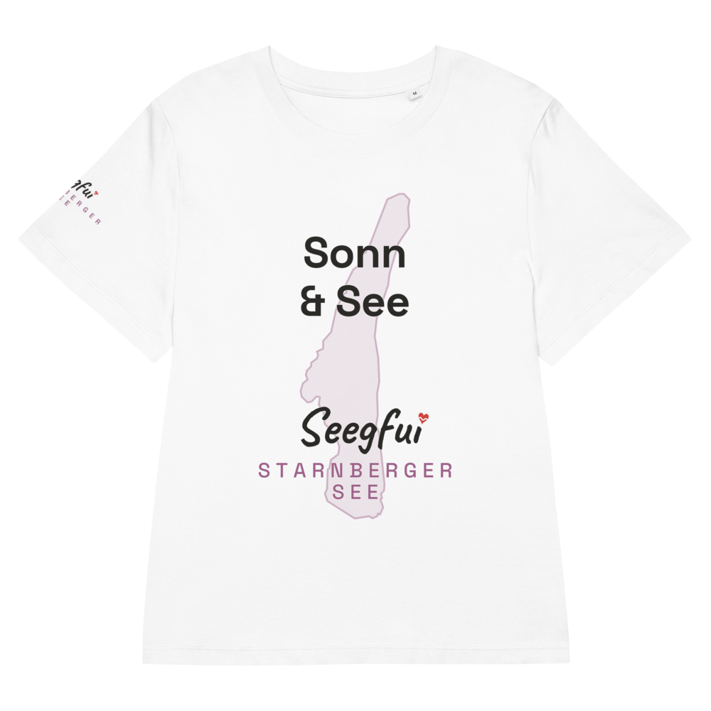 „Sonn und See“ – Starnberger See – Damen (tailliert) Organic T-Shirt