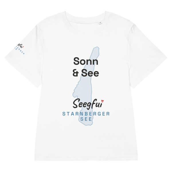 „Sonn und See“ – Starnberger See – Damen (tailliert) Organic T-Shirt
