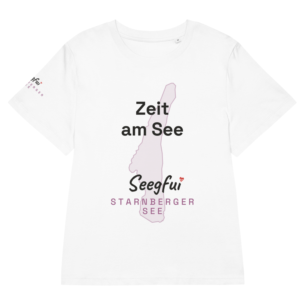 „Zeit am See“ – Starnberger See – Damen (tailliert) Organic T-Shirt