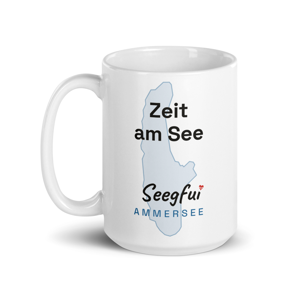 Spruch-Tasse Ammersee – Zeit am See – Bild 2
