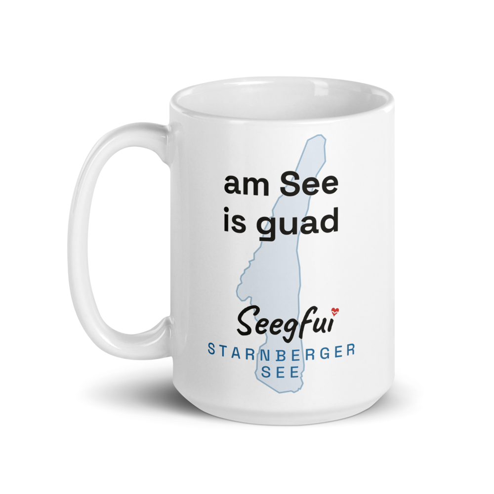 Spruch-Tasse Starnberger See – Am See is guad – Bild 2