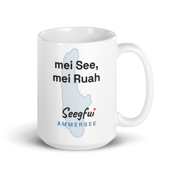 Spruch-Tasse Ammersee – Mei See, mei Ruah