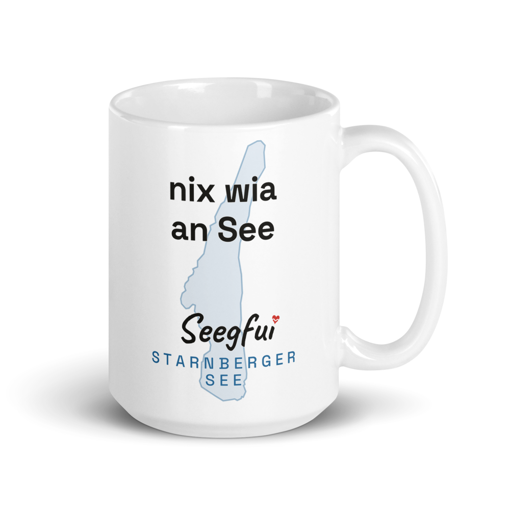 Spruch-Tasse Starnberger See – Nix wia an See