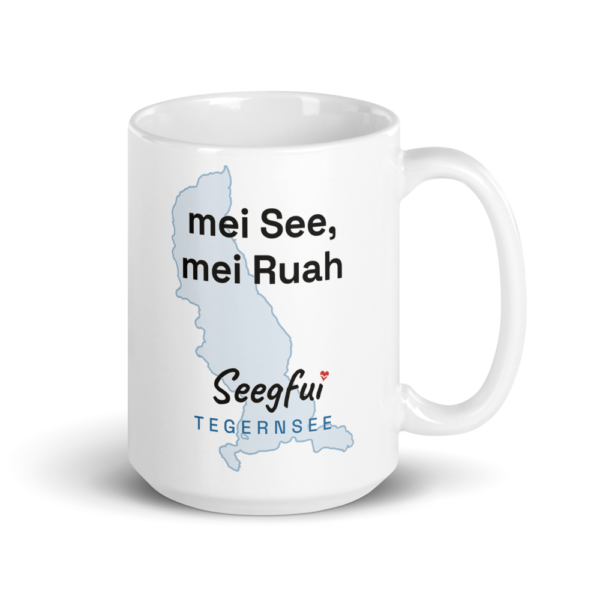 Spruch-Tasse Tegernsee – Mei See, mei Ruah