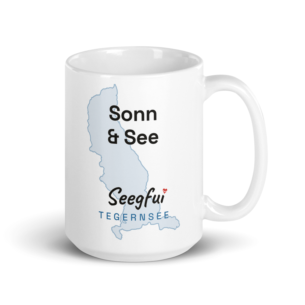 Spruch-Tasse Tegernsee – Sonn und See