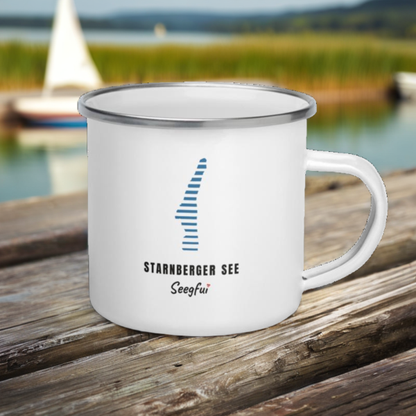 Sonnengfui Starnberger See – Emaille-Tasse