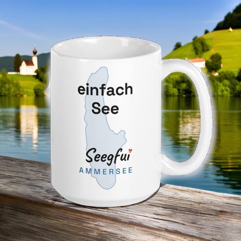 Spruch-Tasse Ammersee – Einfach See – Bild 3