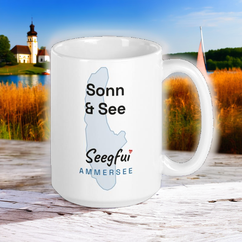 Spruch-Tasse Ammersee – Sonn und See – Bild 3