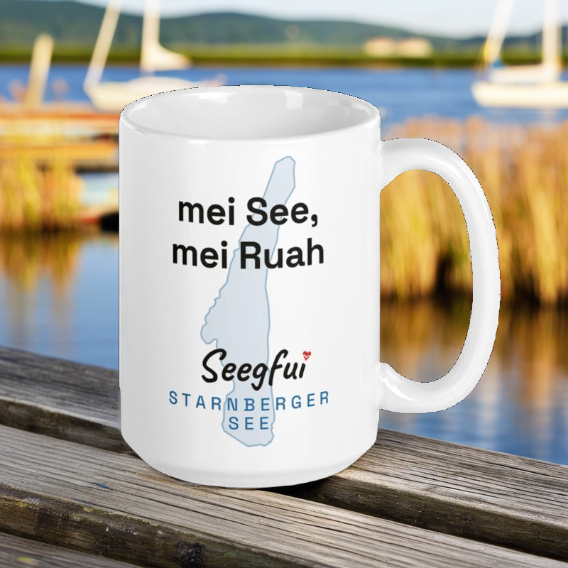 Spruch-Tasse Starnberger See – Mei See, mei Ruah – Bild 3