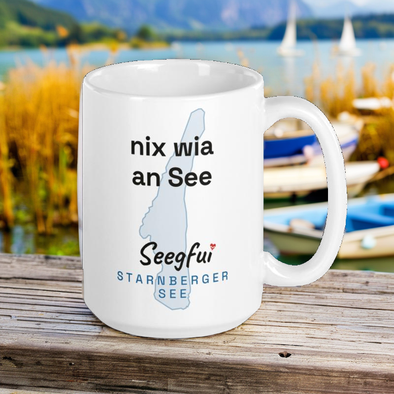 Spruch-Tasse Starnberger See – Nix wia an See – Bild 3