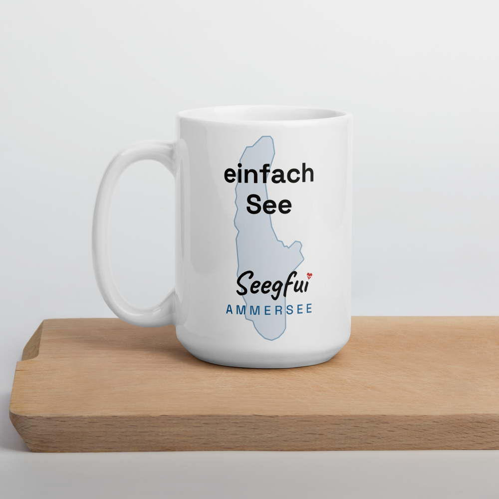 Spruch-Tasse Ammersee – Nix wia an See — Ansicht 3